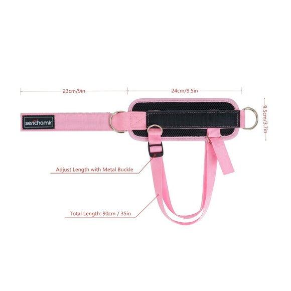 SERICHAMK DUMBBELL FOOT ATTACHMENT PINK 2PC - NEW (SEE PHOTOS) - Picture 3 of 4